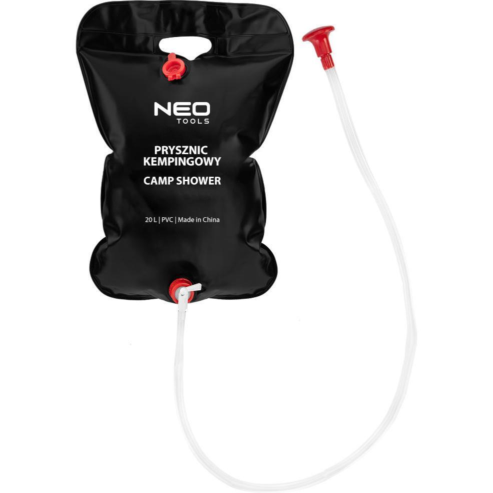 Кемпинговый душ Neo Tools, ПВХ, 20л, черный, 0.3 кг фото 1
