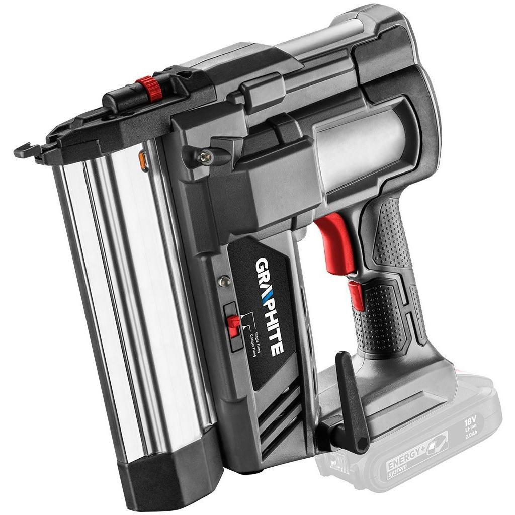 Цвяхозабивач акумуляторний GRAPHITE Energy+ 18В без АКБ та ЗП (58G081)фото1