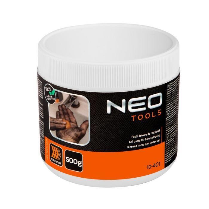 Гель-паста для мытья рук Neo Tools абразивная, нейтральный рН, оранжевый цвет 500г (10-401) фото 1