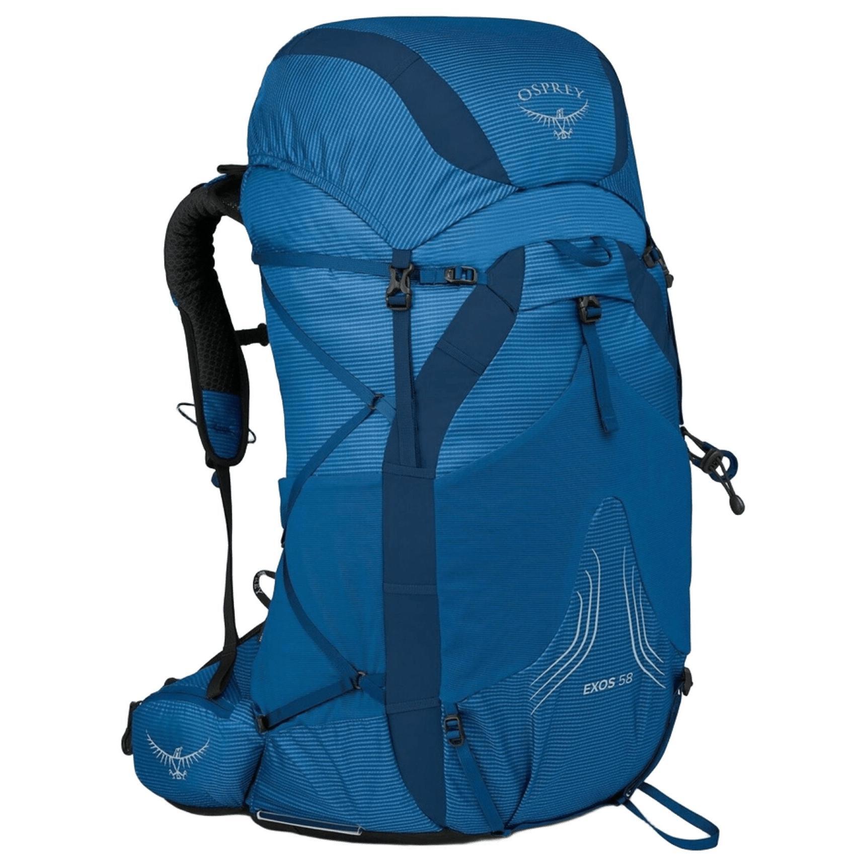 Рюкзак Osprey Exos 58 blue ribbon L/XL синий фото 1