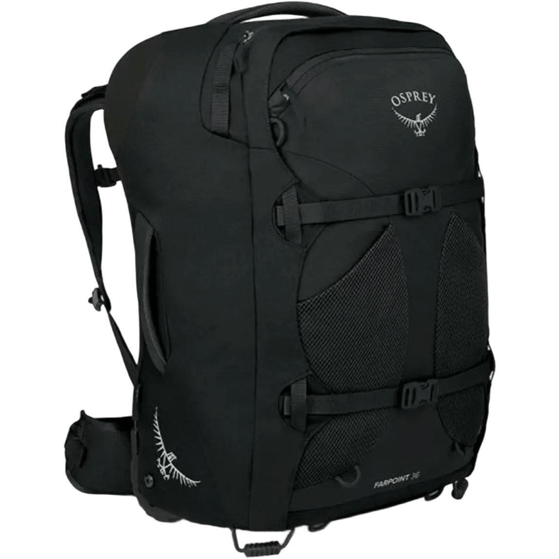Сумка на колесах Osprey Farpoint Wheeled Travel Pack 36 black O/S черная фото 1