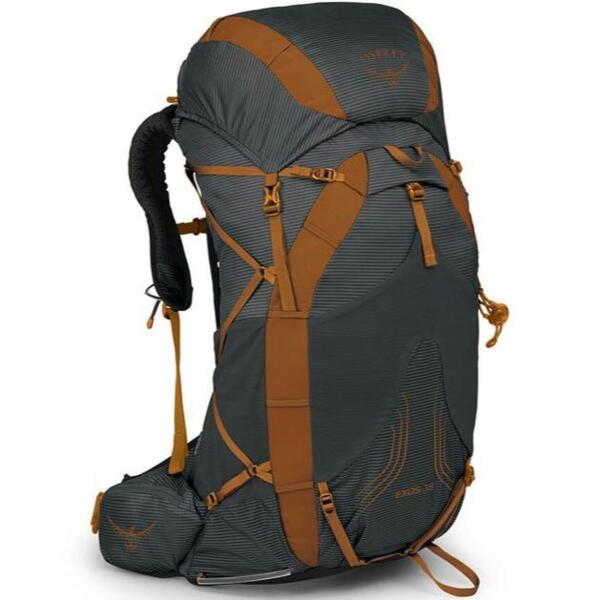 

Рюкзак Osprey Exos 38 dark charcoal L/XL темно-серый