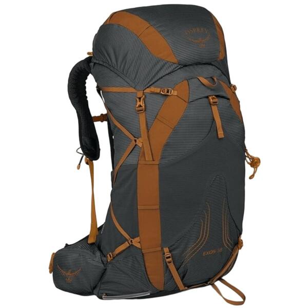 

Рюкзак Osprey Exos 38 dark charcoal S/M темно-серый