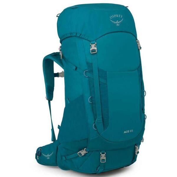 

Рюкзак Osprey Ace 65 blue spikemoss/deep peyto O/S синий