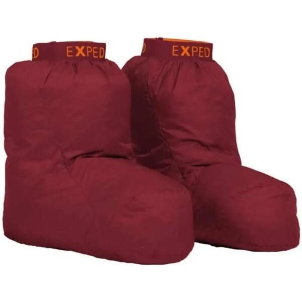 

Носки Exped DOWN SOCK burgundy S бордовий