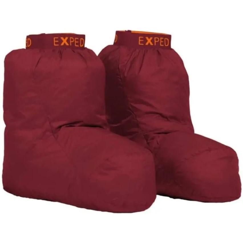 Шкарпетки Exped DOWN SOCK burgundy L бордовийфото1