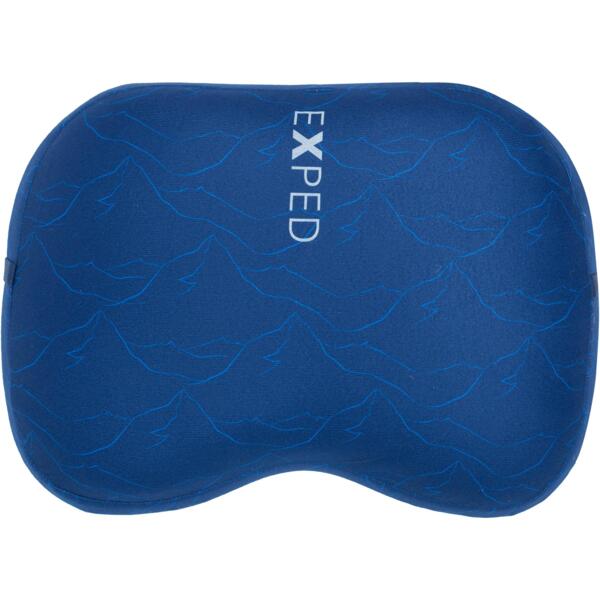 

Подушка Exped DOWN PILLOW M navy mountain темно-синяя