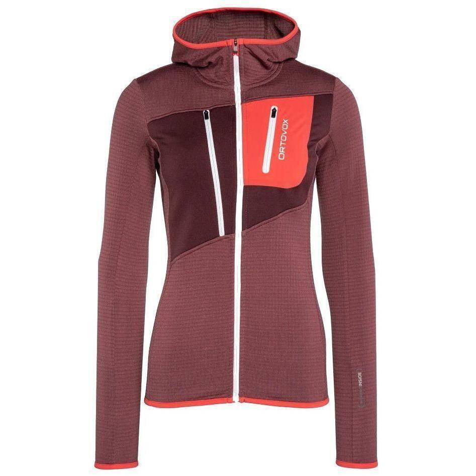 Флис женский Ortovox FLEECE GRID HOODY W mountain rose M фото