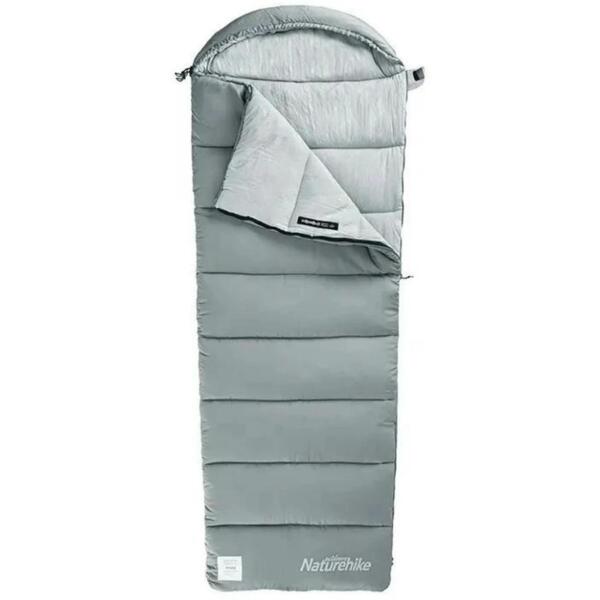 

Спальный мешок с капюшоном Naturehike M300 CNK2350WS023, серый, правый