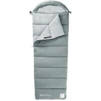 Спальник з капюшоном Naturehike M400 NH20MSD02, (1°C), правий, сірий