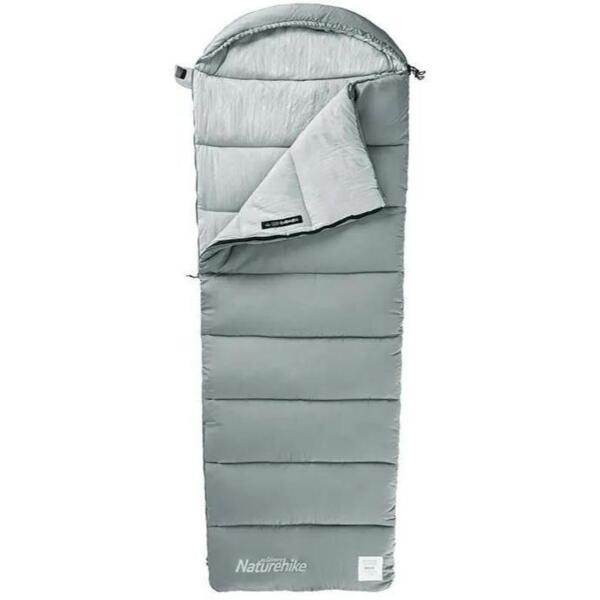 

Спальник с капюшоном Naturehike M400 NH20MSD02, (1°C), правый, серый