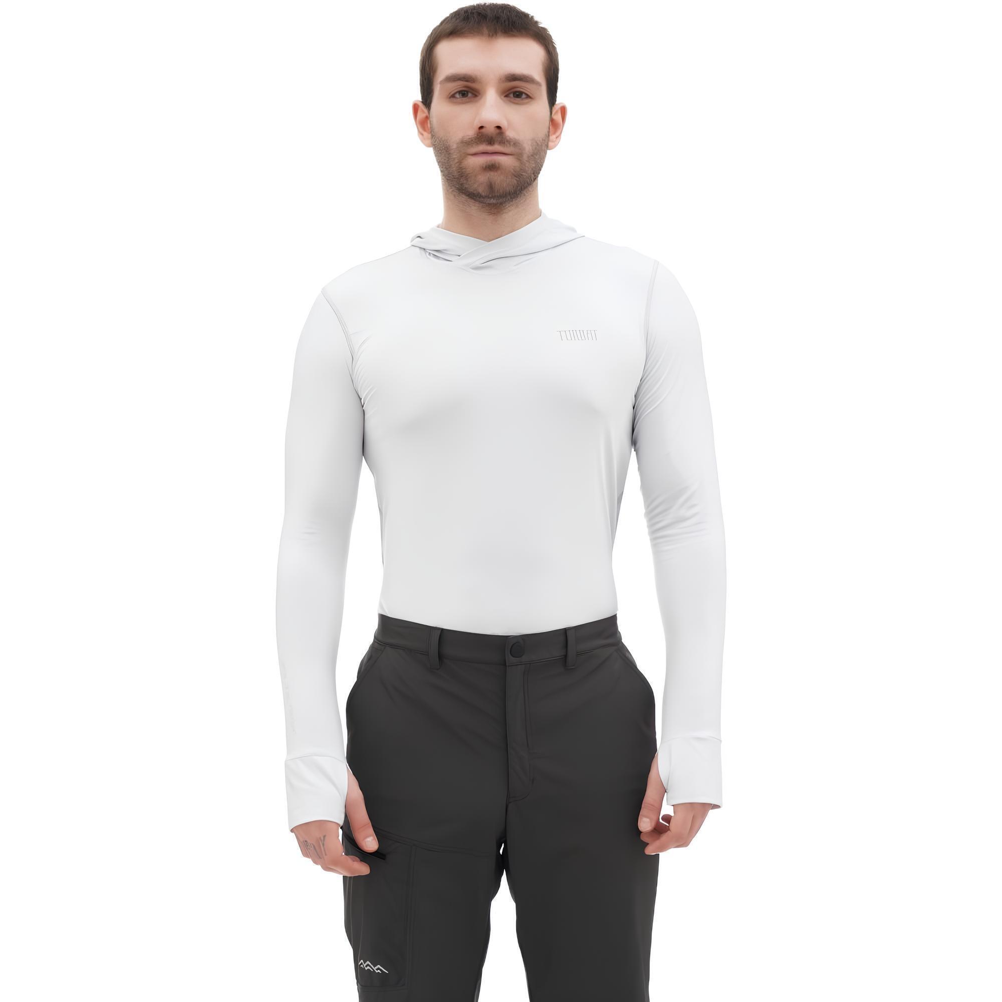 Термолонгслив мужской Turbat Hike Lite Ls Hood XXXL белый фото 1