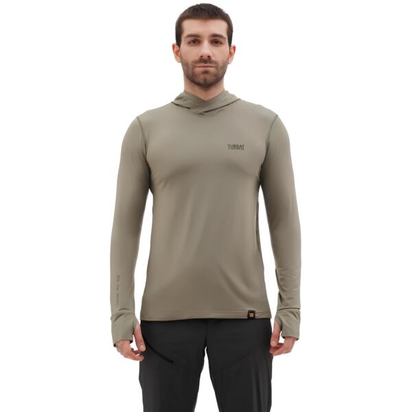 

Термолонгслив мужской Turbat Hike Lite Ls Hood M оливковый