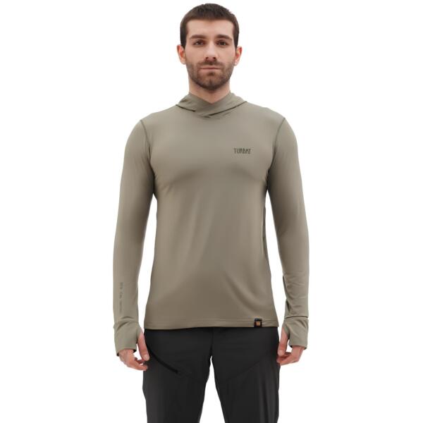 

Термолонгслив мужской Turbat Hike Lite Ls Hood XXL оливковый