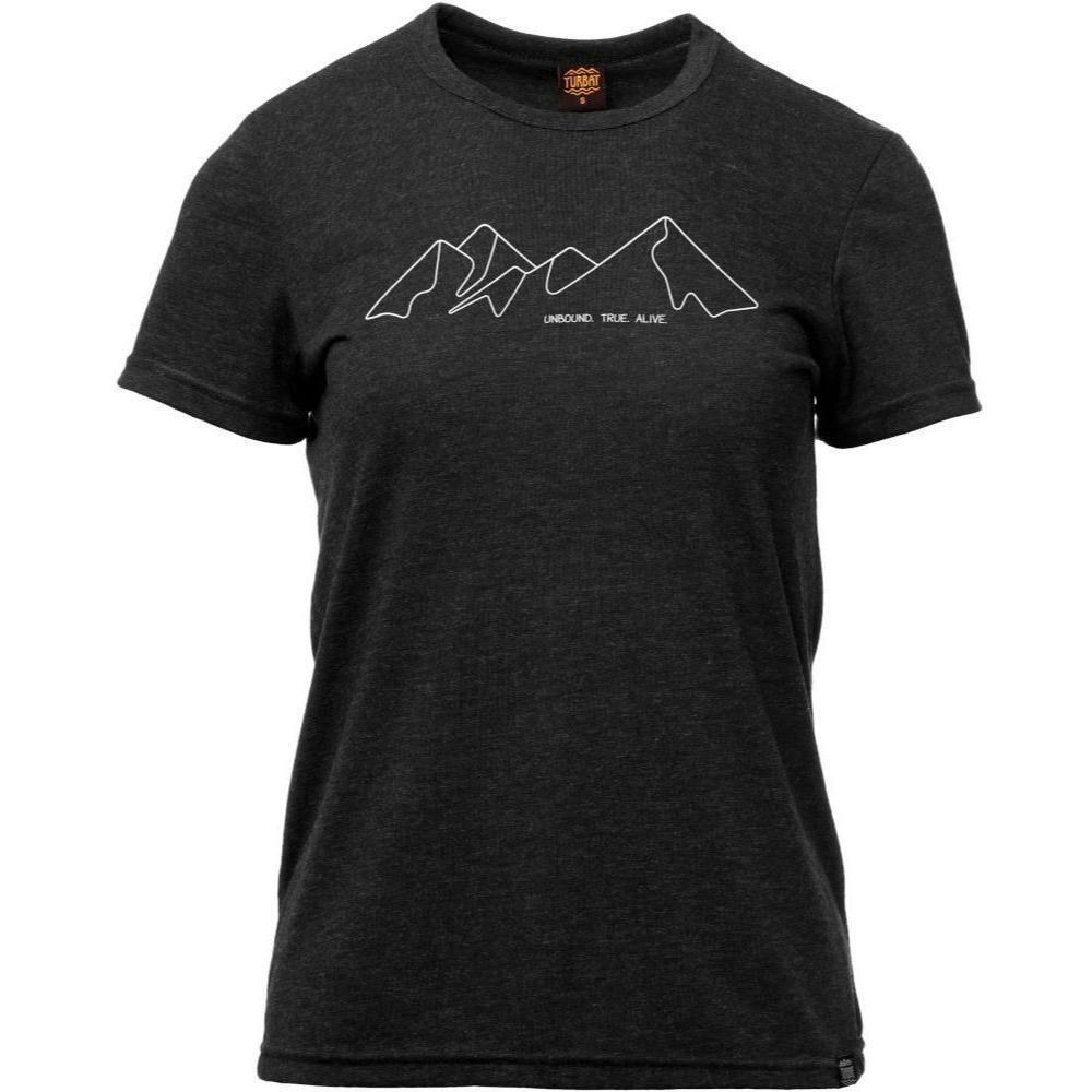 Футболка жіноча Turbat Cozy Logo 2 Ss XS чорнафото1