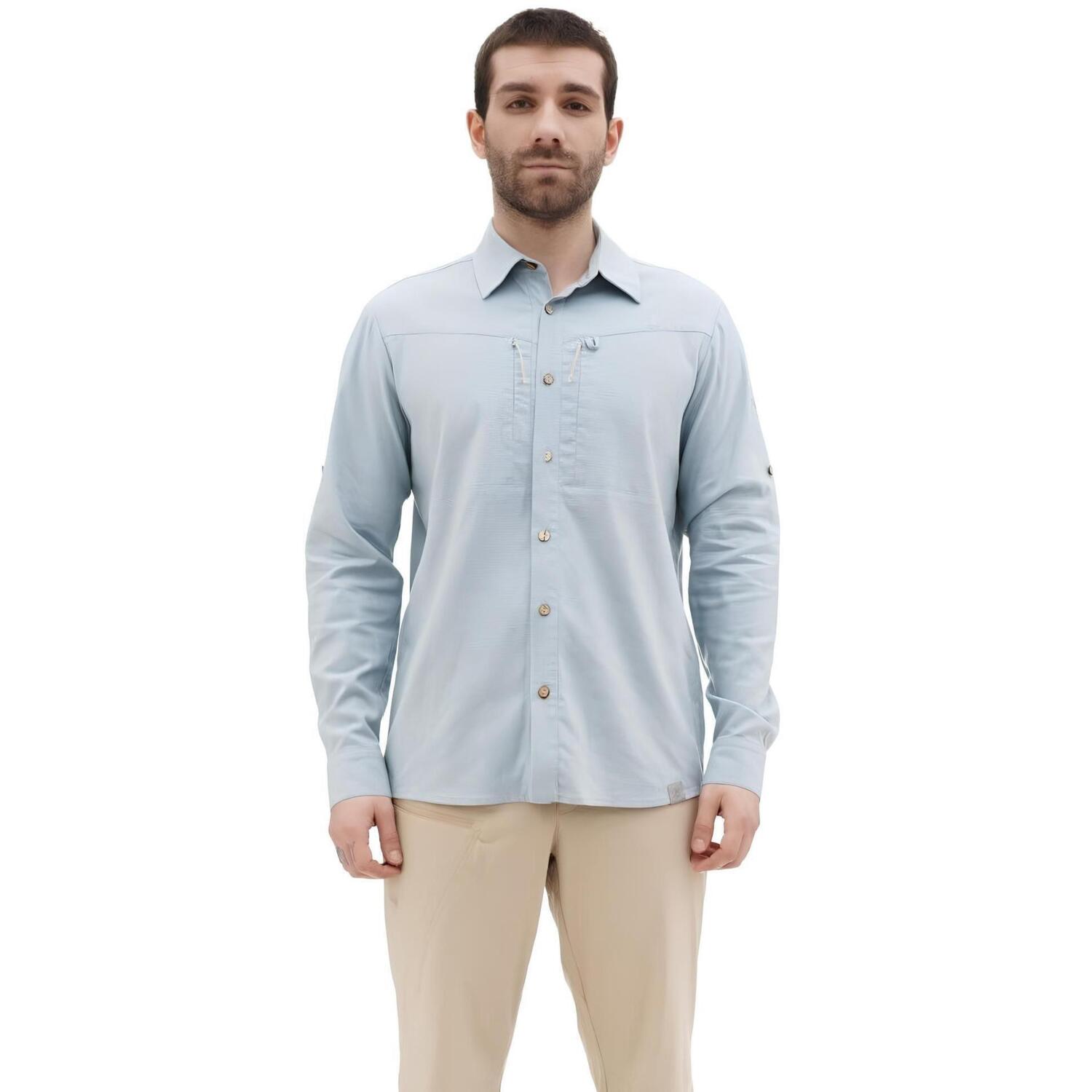 Сорочка чоловіча Turbat Amazonka Hemp XXXL блакитна