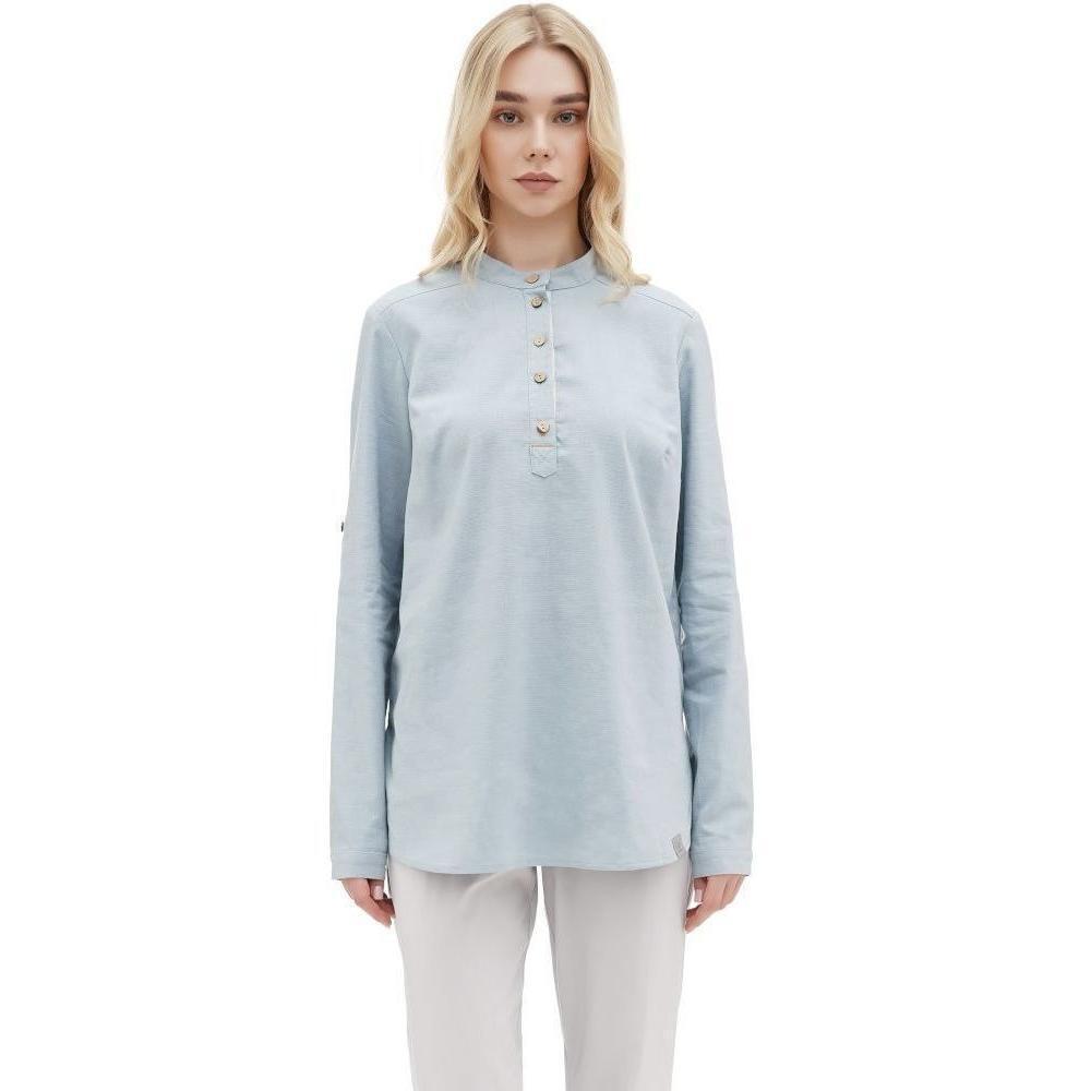 Сорочка жіноча Turbat Madeira Hemp Wmn XL блакитнафото1