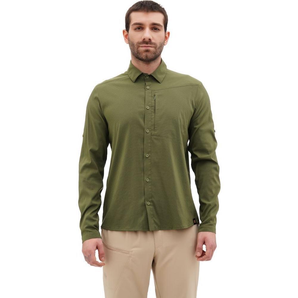 Рубашка мужская Turbat Maya 2 Ls S оливковая фото 1