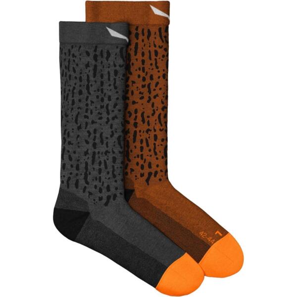 

Носки мужские Salewa Mtn Trn Sal Am M Crew 42-44 серые/оранжевые
