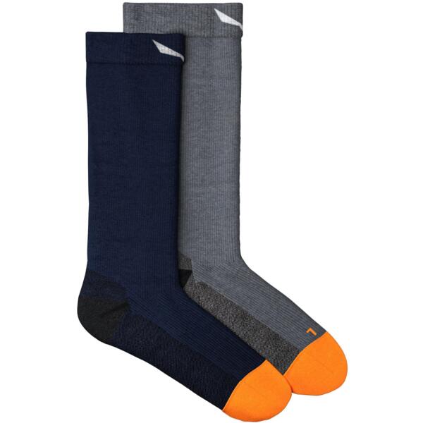 

Носки мужские Salewa Mtn Trn Am M Crew 42-44 серые/синие