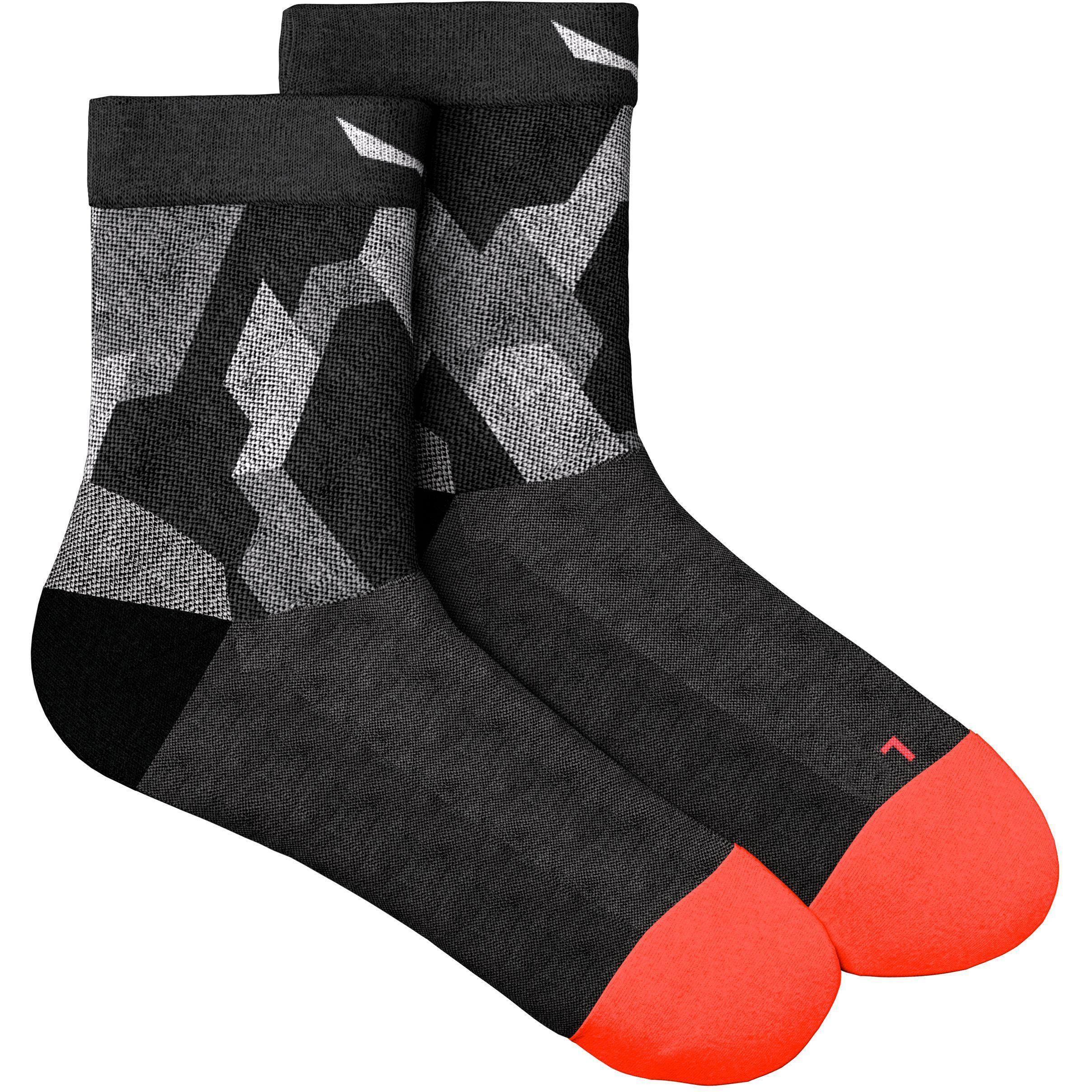 Шкарпетки жіночі Salewa Pedroc Camo Am 36-38 чорніфото1