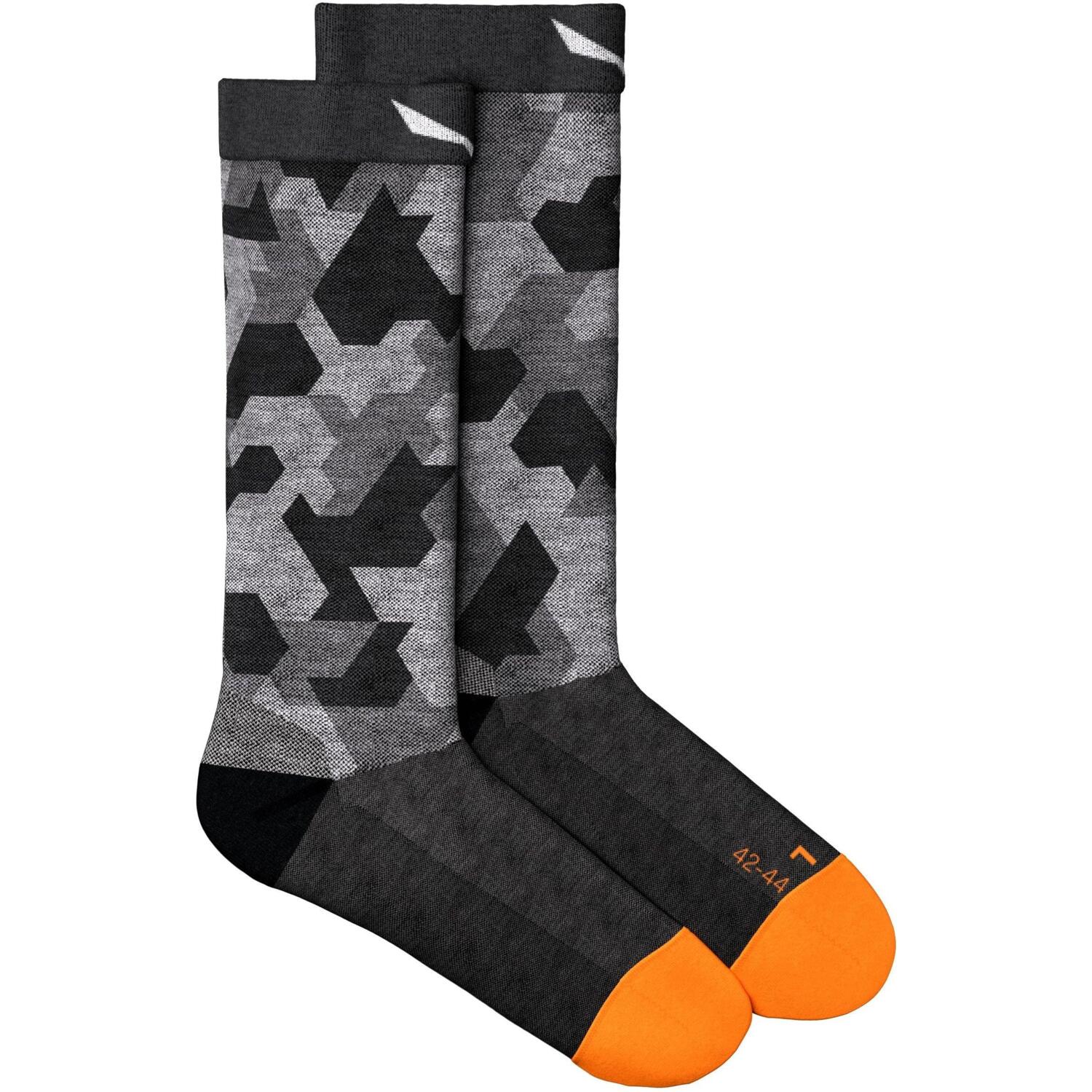 Носки мужские Salewa Pedroc Camo Am 42-44 черные фото