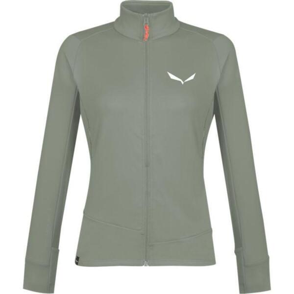 

Флис женский Salewa Puez Pl W Jacket 44/38 серо-зеленый