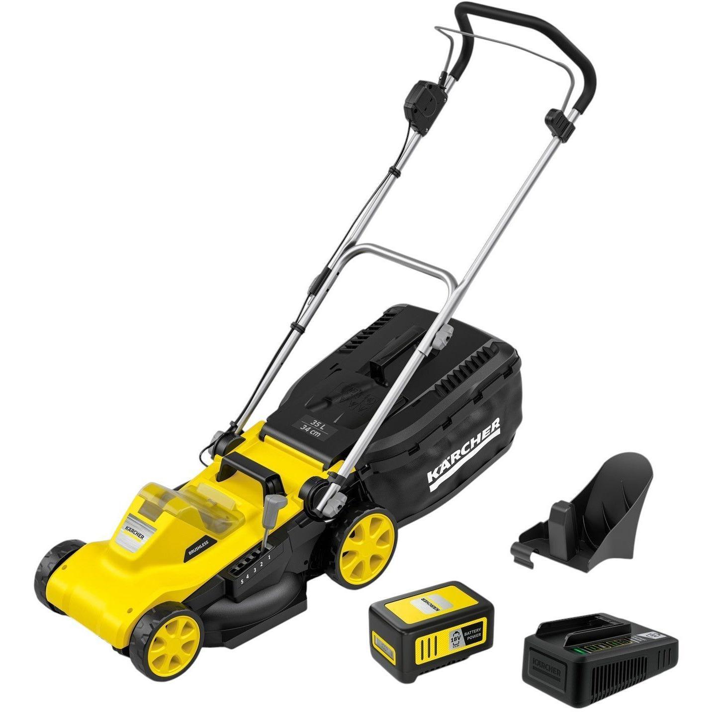 Газонокосарка акумуляторна Karcher LMO 3-18 Battery Set (1.445-411.0)фото1