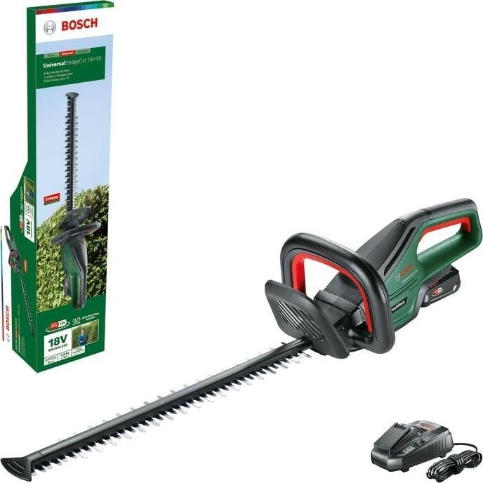 Кущоріз акумуляторний Bosch UniversalHedgeCut 18V-50 АКБ 1х2.5Аг (0.600.849.K01)фото1