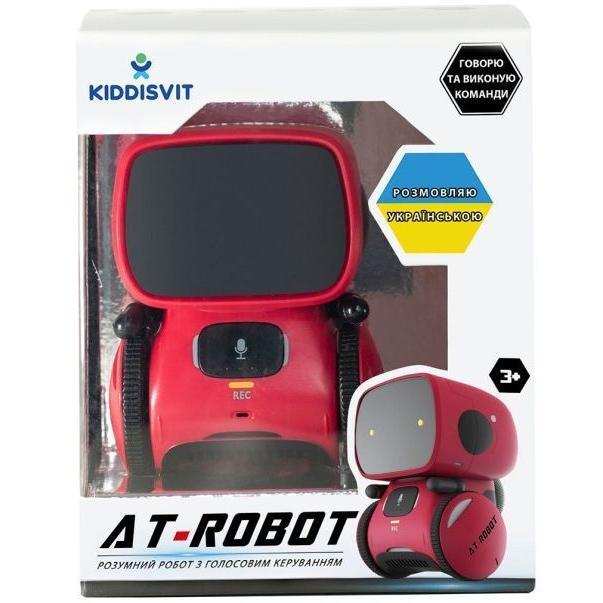 Інтерактивний робот із голосовим керуванням – AT-Robot (червоний, озвуч.укр.) (AT001-01-UKR)фото1