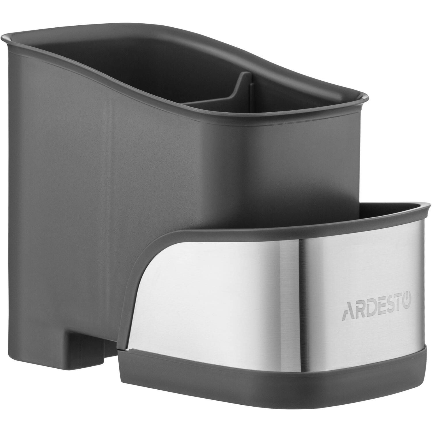 Органайзер для щеток ARDESTO, 15x10x13.5см, серый (ARHB3101GS) фото 