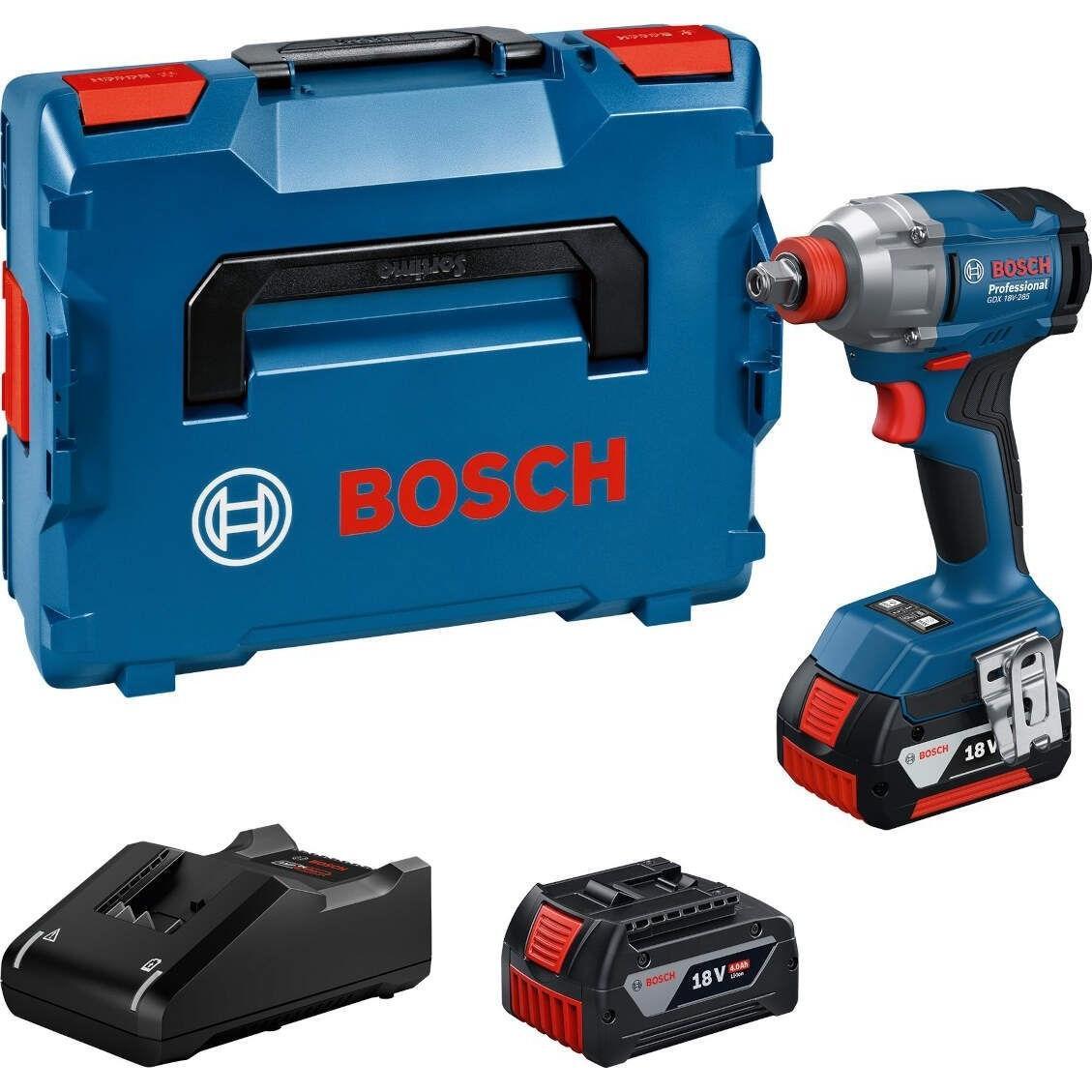 Гайковерт ударный Bosch GDX 18V-285 18В 2x4А·час (0.601.9N2.102) фото