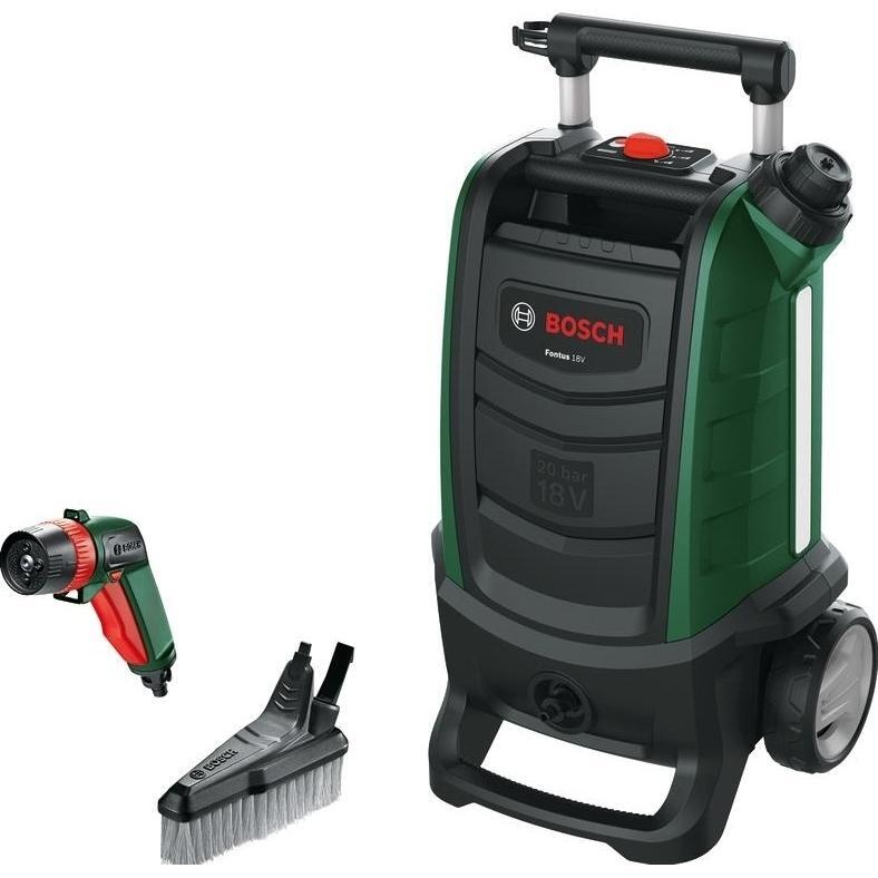 Мінімийка акумуляторна Bosch Fontus 18V 20 бар без АКБ та ЗП (0.600.8B6.102)фото1