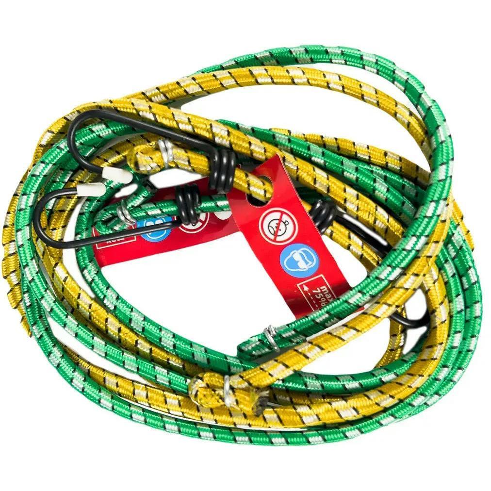 Ремни для закрепления багажа Poputchik Elastic Strap 150см*8мм 2шт (18226-IS) фото 