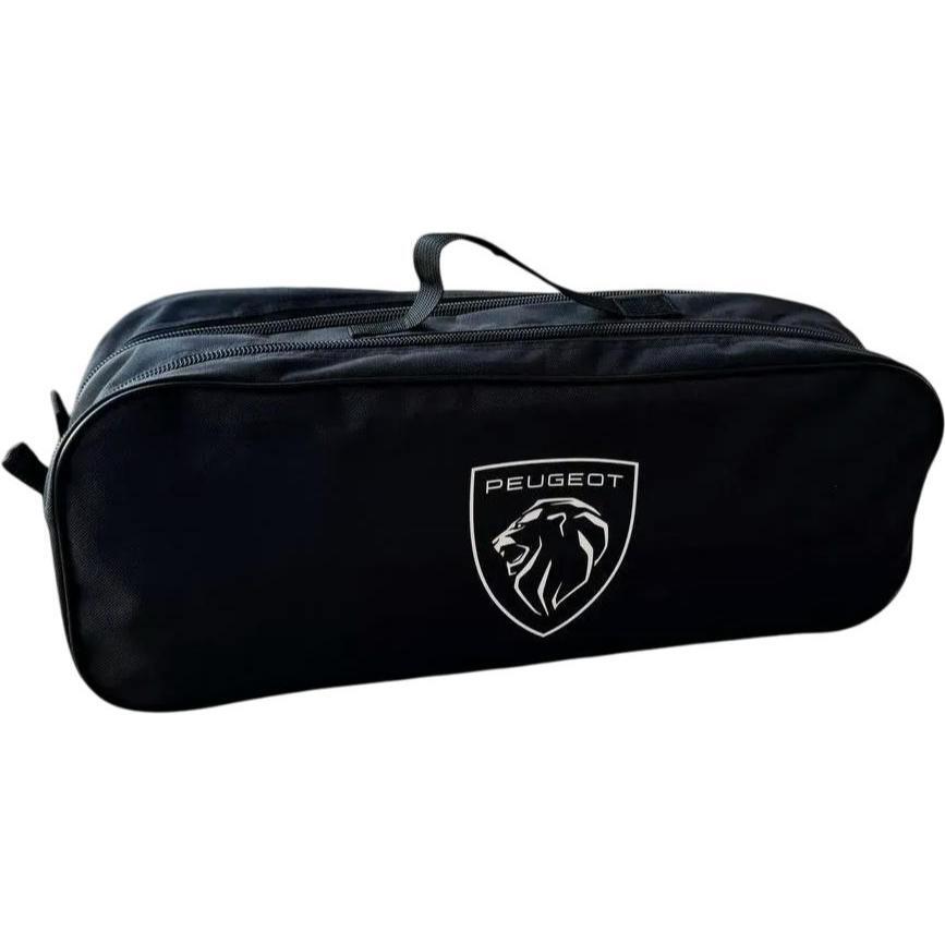 Сумка-органайзер Poputchik у багажник Peugeot 50х18х18см чорна (03-148-2Д)фото1