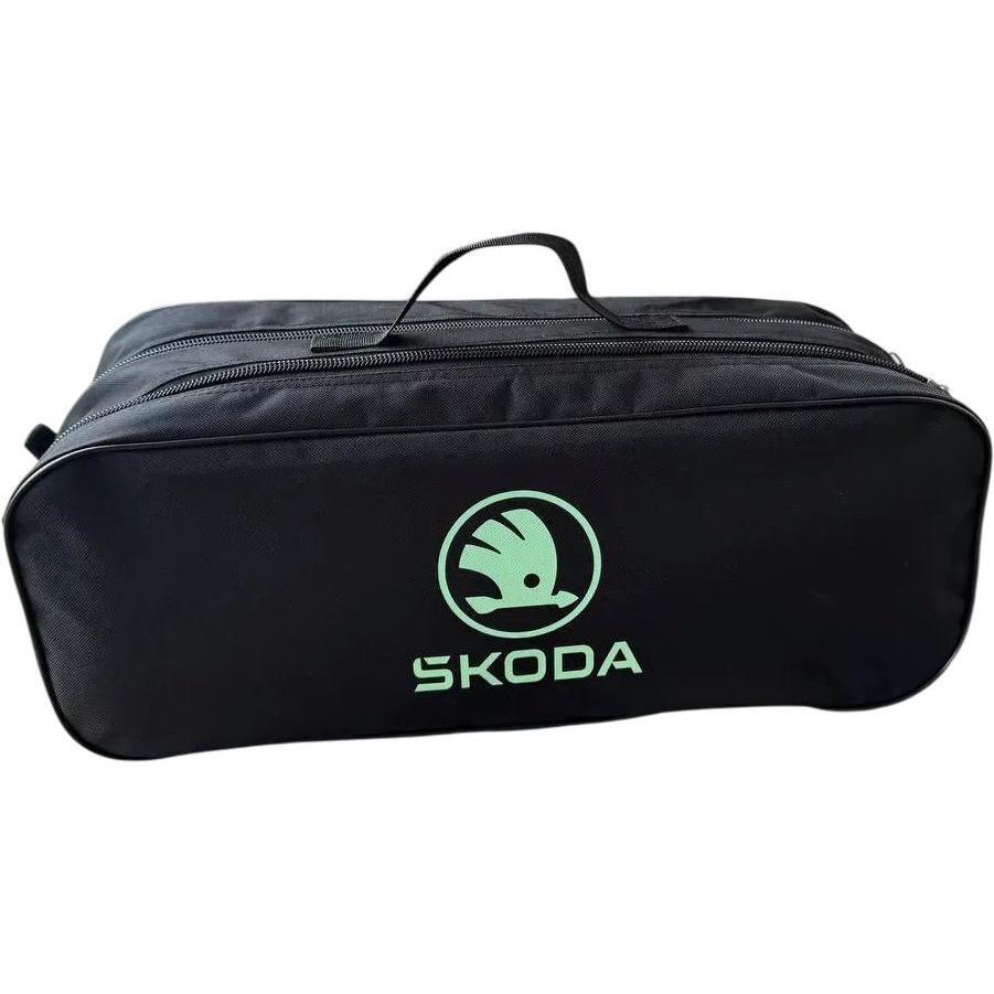 Сумка-органайзер Poputchik в багажник Skoda 50х18х18см черная (03-064-2Д) фото 1