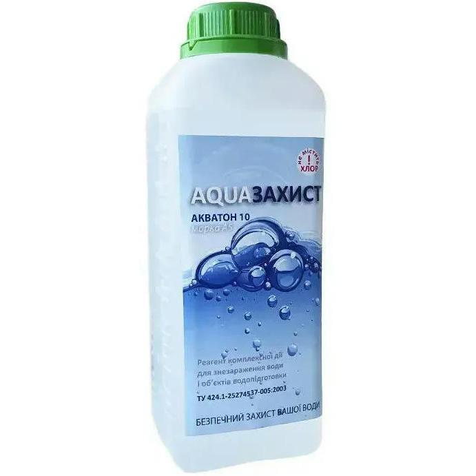 Засіб для знезараження води Poputchik Акватон-10 1л (52-055-IS)фото1