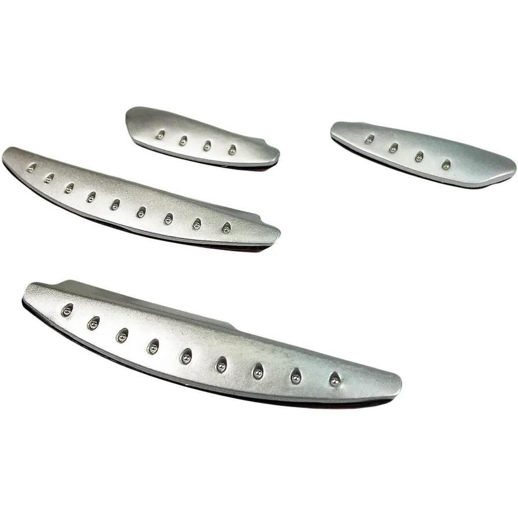 Защитные накладки Poputchik Stylex Cromo для автомобильной двери хром 4шт (18135-IS) фото