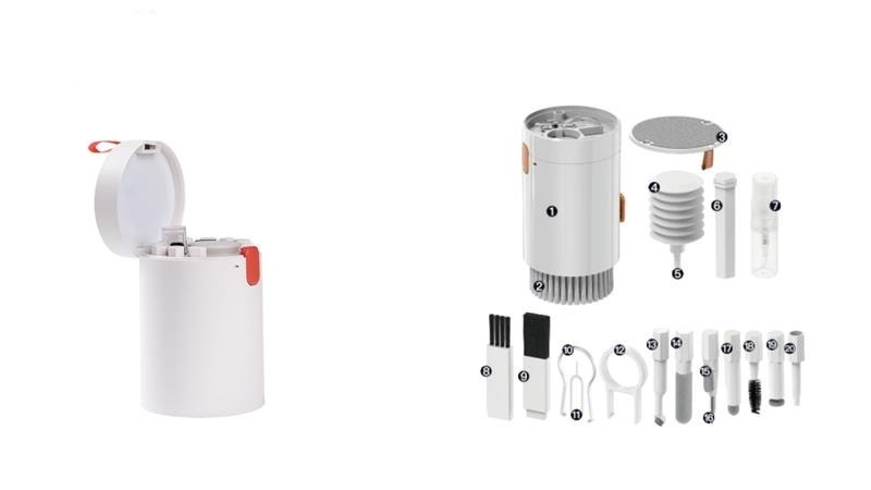 Набор для чистки 2E для оргтехники 20в1, White-orange (2E-SK20IN1) фото 1