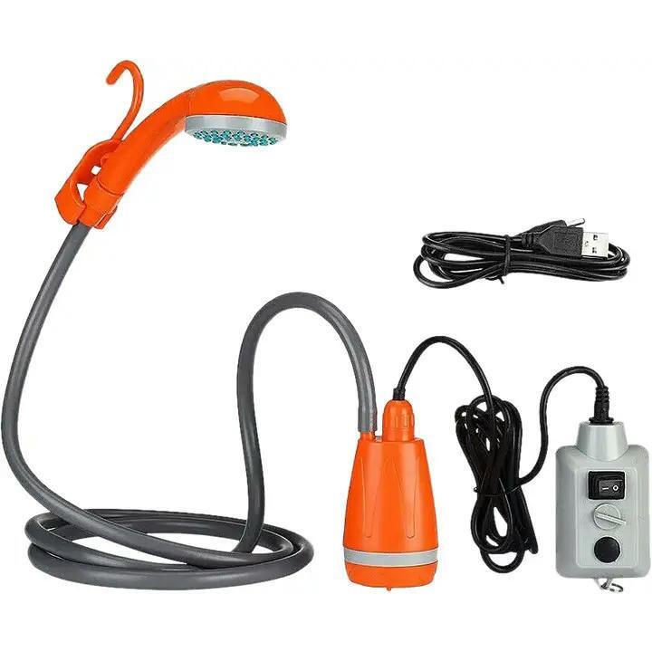 Душ туристичний портативний Poputchik на Li-ion акумуляторі 2200мАг (960300-IS)фото1