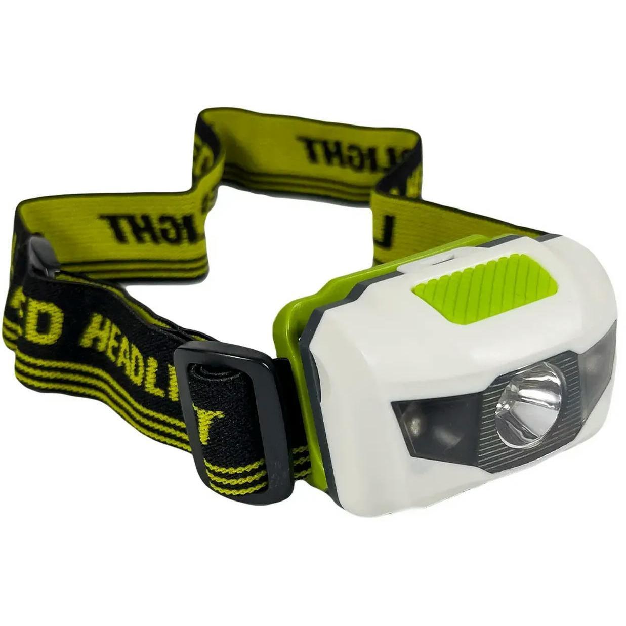 Фонарь налобный Good Bike 3 LED светодиодный на батарейках (92307-IS) фото 1