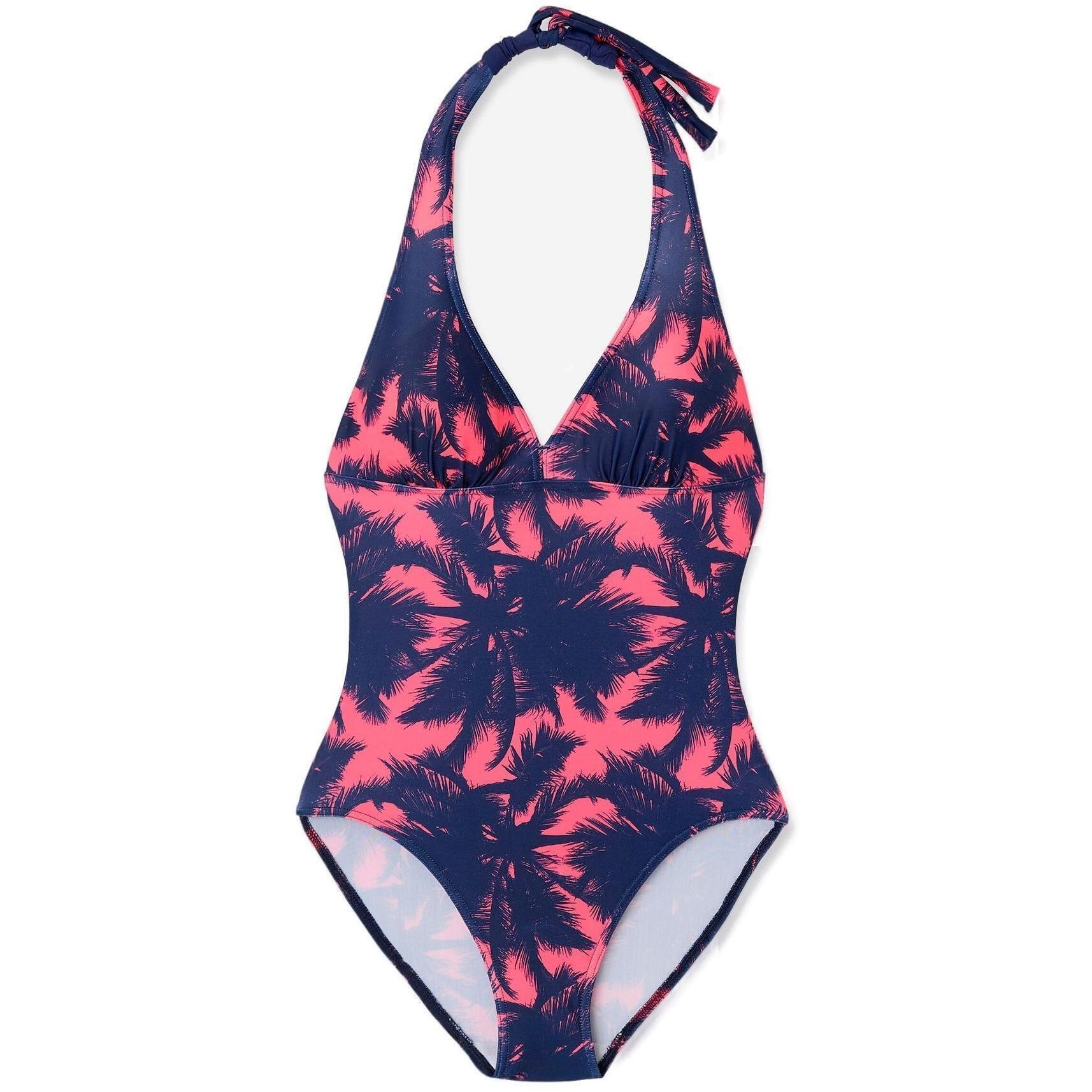 Цельный купальник для серфинга Olaian Clea Poly 8511485 44 синий фото 1