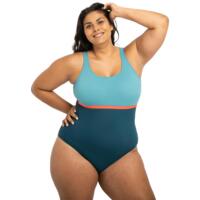 Цельный купальник женский Nabaiji Heva Li 8647504 46 голубой