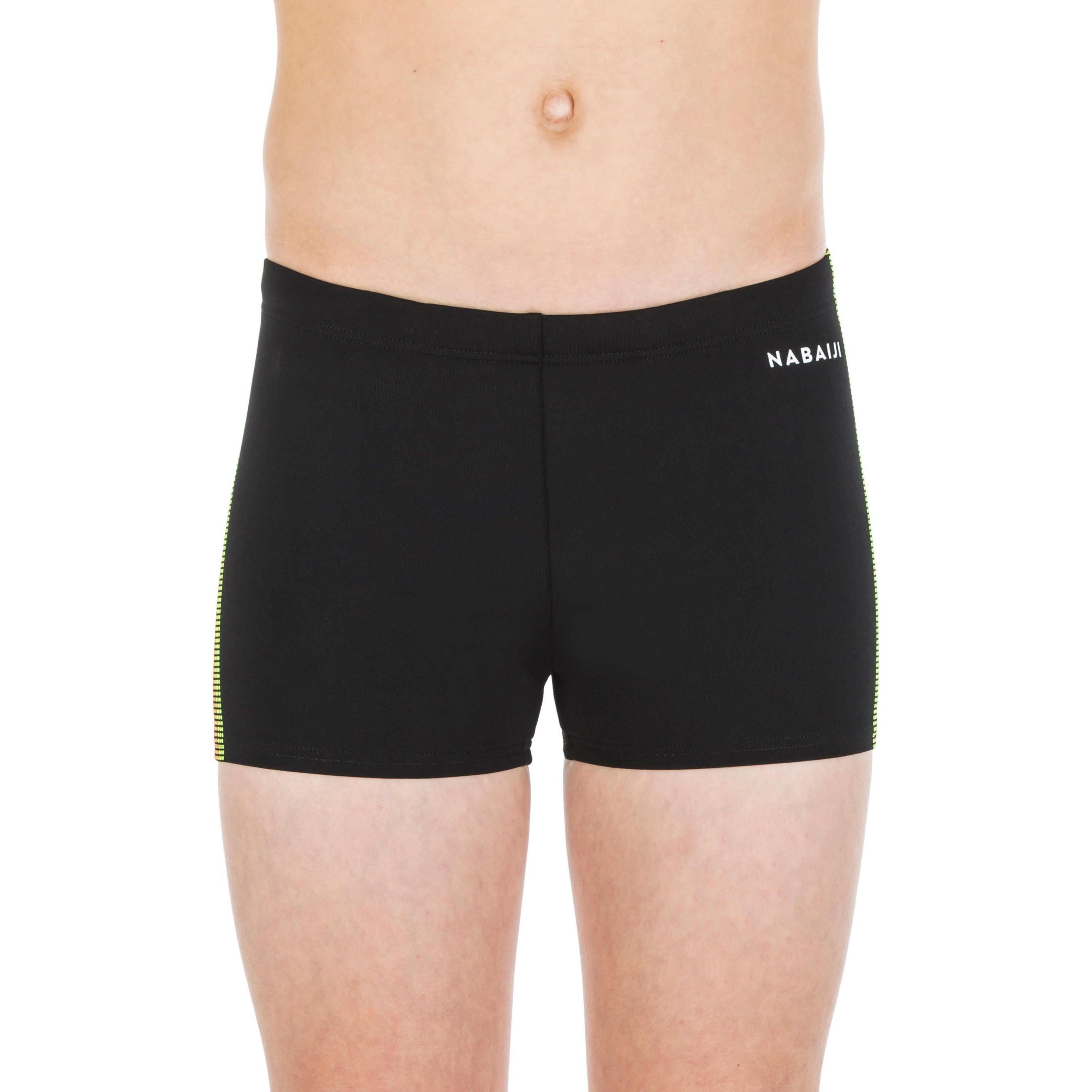Плавки-боксери для хлопчиків Nabaiji Fitib 8601722 10-11 р. (141-50 см) чорніфото1