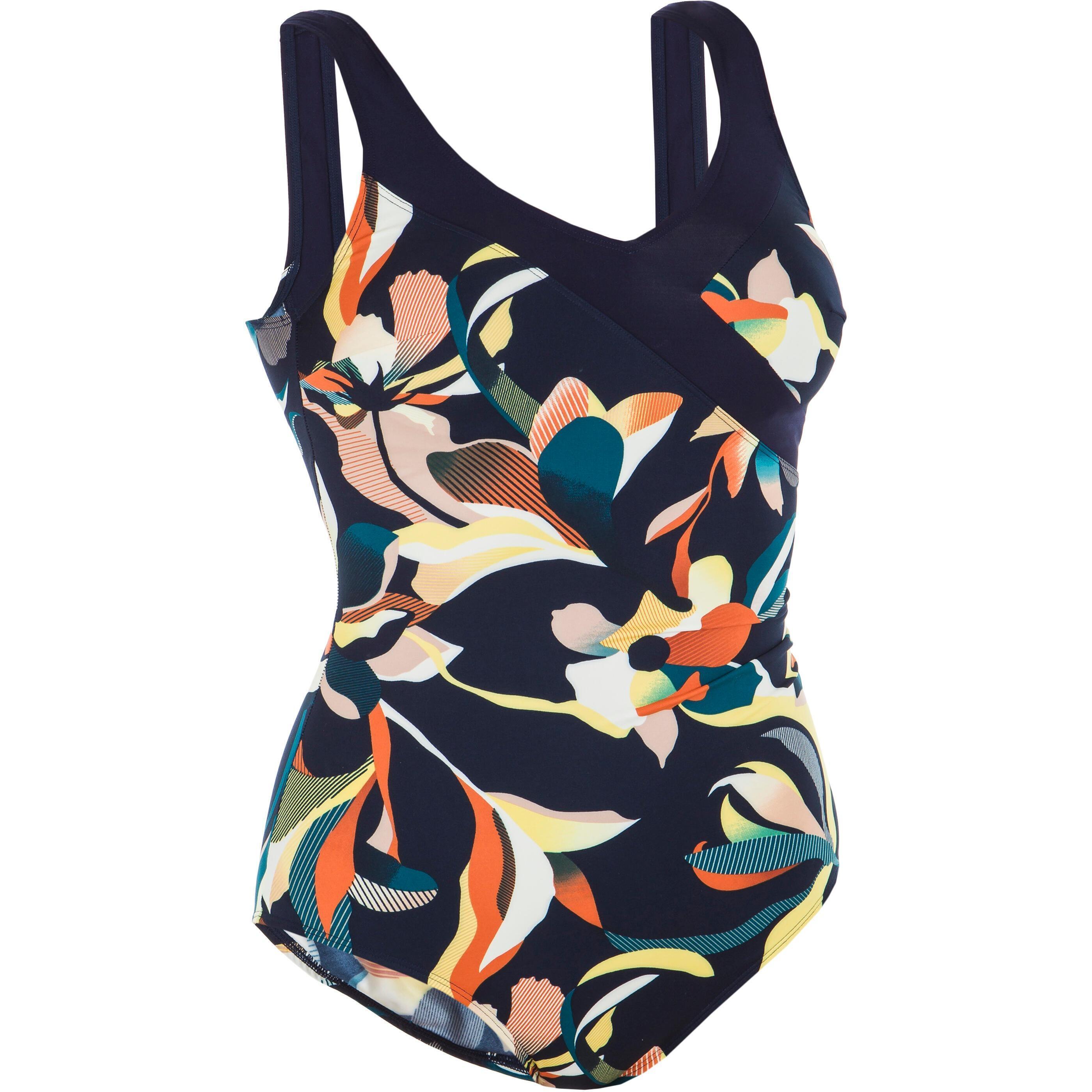 Суцільний купальник для аквагімнастики Nabaiji Karli FLO 8615322 44 принтфото1