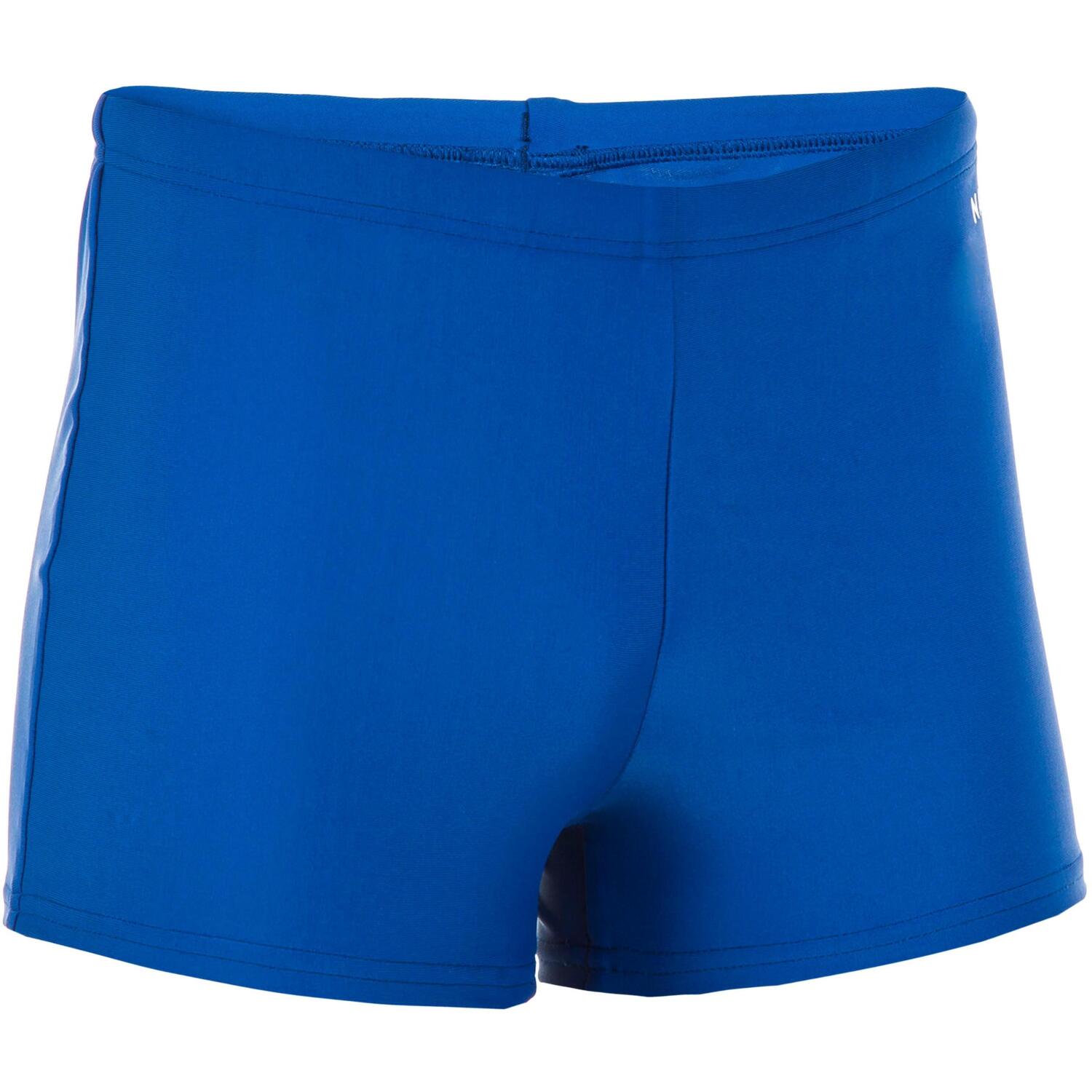 Плавки-боксеры для мальчиков Nabaiji 100 Basic 8553144 5-6 р (113-122 см) синие фото