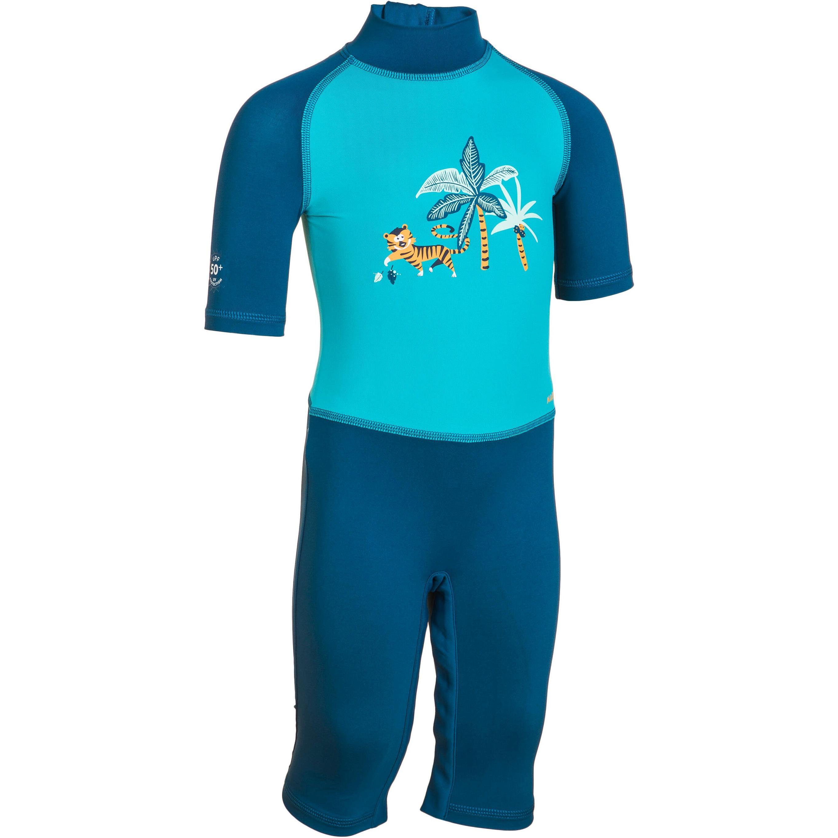 Купальный костюм детский солнцезащитный Nabaiji 8732506 1 год (73-75 см) синий фото 1