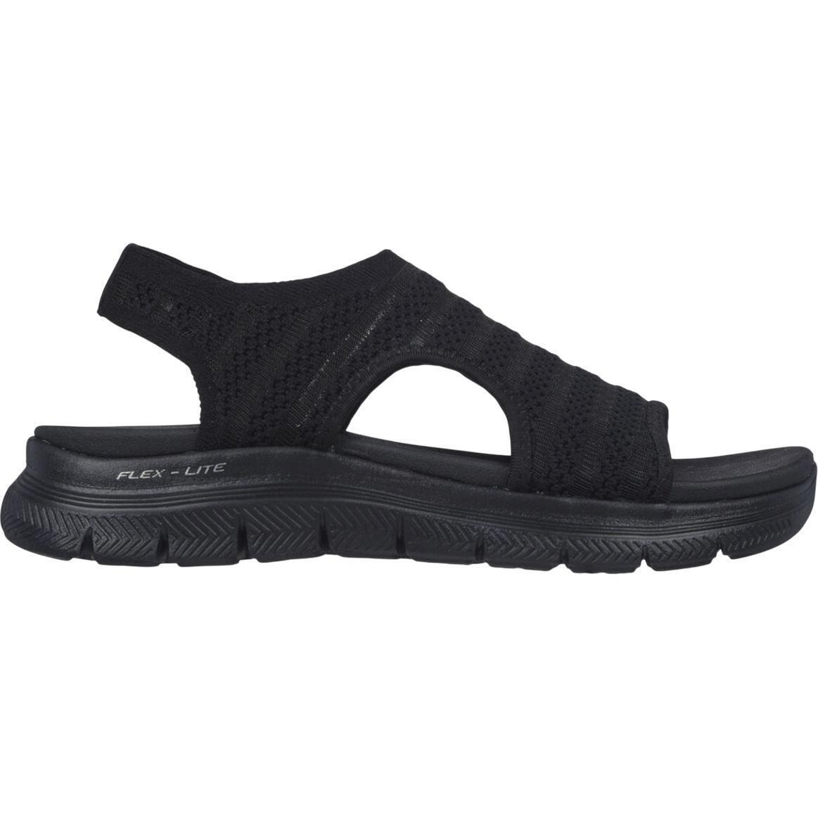 Сандали женские Skechers Flex Appeal 4.0 119479 BBK 38 (8 US) черные фото 1