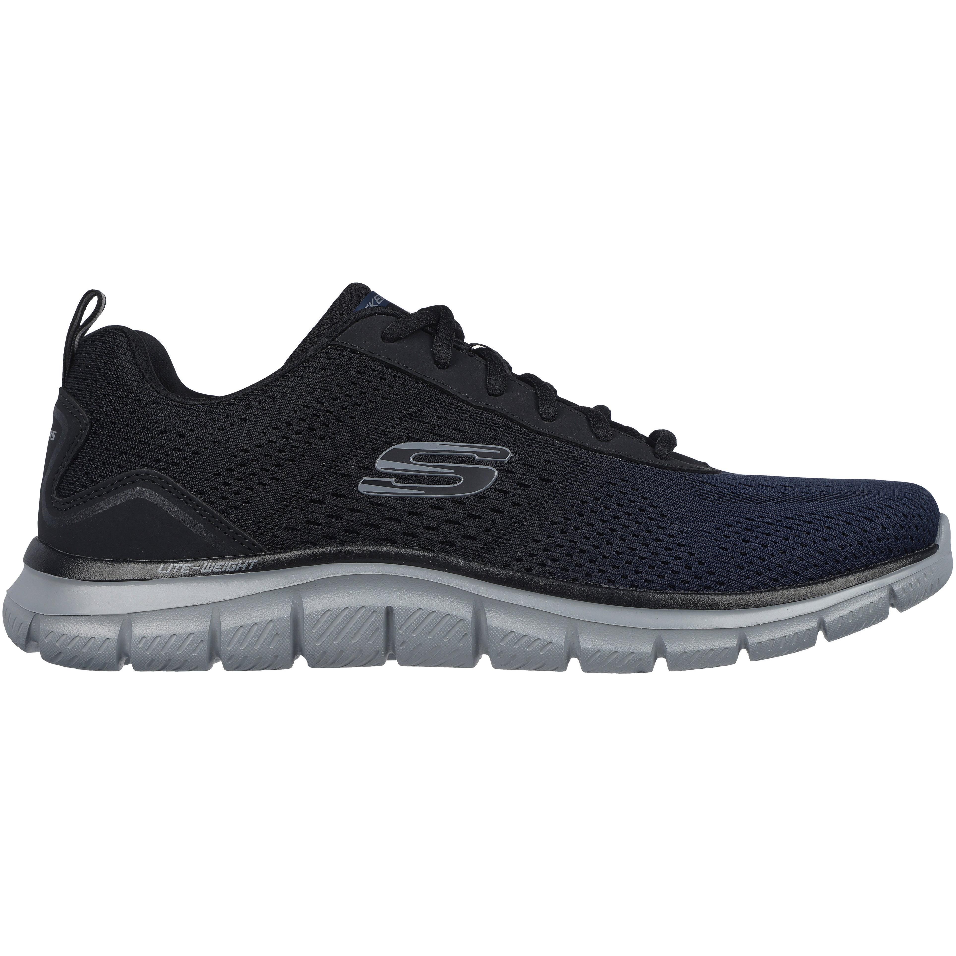 Кроссовки мужские Skechers Track - Ripkent Wide Fit 232399W NVBK 43 (10 US) черные фото 1