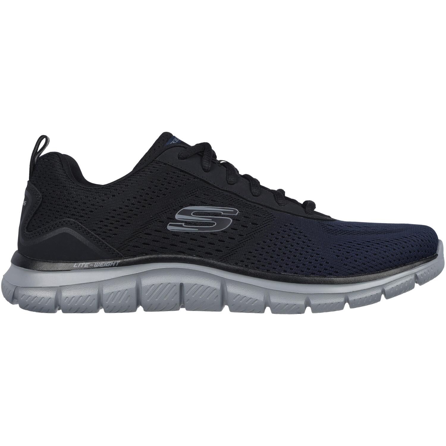Кроссовки мужские Skechers Track - Ripkent Wide Fit 232399W NVBK 45 (11 US) черные